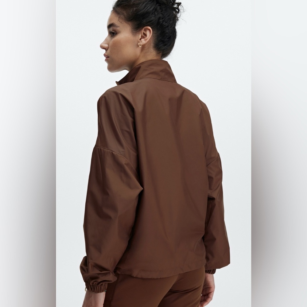 Fabletics Shawn Cropped Half-Zip Jacket M - Picture 2 of 4